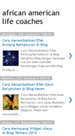 Mobile Screenshot of africanamericanlifecoaches.blogspot.com