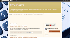 Desktop Screenshot of cmacasemaster.blogspot.com