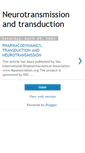 Mobile Screenshot of neurotransmissionandtransduction.blogspot.com
