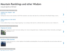 Tablet Screenshot of mountainrambling.blogspot.com