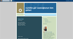 Desktop Screenshot of ngurozanoglu.blogspot.com