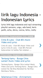 Mobile Screenshot of lirik-indo.blogspot.com