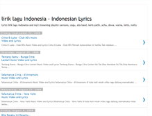 Tablet Screenshot of lirik-indo.blogspot.com