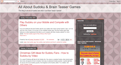 Desktop Screenshot of free-sudoku-games-tools.blogspot.com