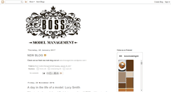 Desktop Screenshot of bossmodelmanagement.blogspot.com