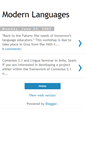 Mobile Screenshot of modern-languages.blogspot.com