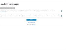 Tablet Screenshot of modern-languages.blogspot.com