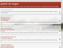 Tablet Screenshot of gestion-de-riesgos.blogspot.com