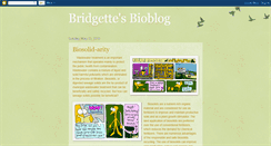 Desktop Screenshot of bridgettebioblog.blogspot.com