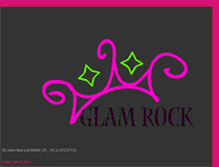 Tablet Screenshot of glamrocksociety.blogspot.com