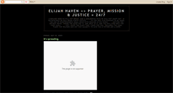 Desktop Screenshot of elijahhaven.blogspot.com
