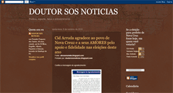 Desktop Screenshot of doutorsosnoticias.blogspot.com