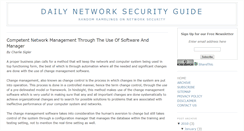 Desktop Screenshot of dailynetworksecurityguide.blogspot.com