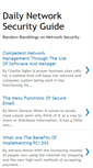 Mobile Screenshot of dailynetworksecurityguide.blogspot.com