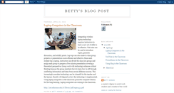 Desktop Screenshot of bettysblogpost.blogspot.com