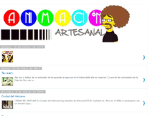 Tablet Screenshot of animacionartesanalpeliculas.blogspot.com