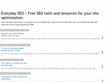 Tablet Screenshot of everyday-seo.blogspot.com