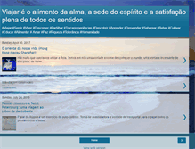 Tablet Screenshot of mundoseviagens.blogspot.com