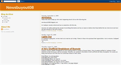 Desktop Screenshot of newsbuyout08.blogspot.com