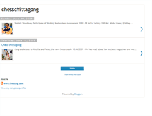 Tablet Screenshot of chessctg.blogspot.com