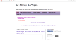 Desktop Screenshot of getskinnygovegan.blogspot.com