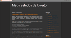 Desktop Screenshot of meusestudosdedireito.blogspot.com