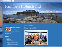 Tablet Screenshot of familjenholmstrand.blogspot.com