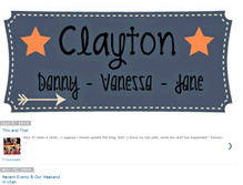 Tablet Screenshot of dannyandvanessaclayton.blogspot.com