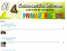 Tablet Screenshot of calamuchitainforma.blogspot.com