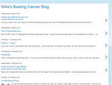Tablet Screenshot of mikesbeatingcancerblog.blogspot.com