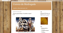 Desktop Screenshot of correiodamadrugada.blogspot.com