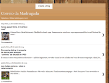 Tablet Screenshot of correiodamadrugada.blogspot.com