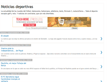 Tablet Screenshot of noticias-deportivas.blogspot.com