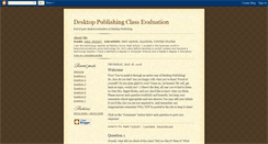 Desktop Screenshot of desktoppublishingclassevaluation.blogspot.com