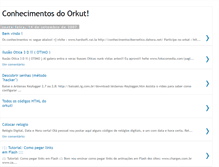 Tablet Screenshot of conhecimentosdoorkut.blogspot.com