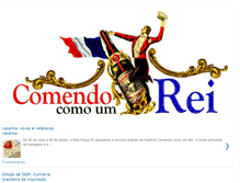 Tablet Screenshot of comendocomoumrei.blogspot.com