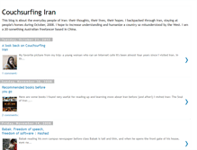 Tablet Screenshot of couchsurfingiran.blogspot.com