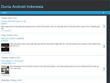 Tablet Screenshot of duniaandroidindonesia.blogspot.com