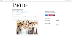 Desktop Screenshot of forthebridemag.blogspot.com