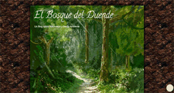 Desktop Screenshot of elbosquedelduende.blogspot.com