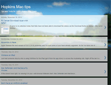 Tablet Screenshot of hopkinsmactips.blogspot.com