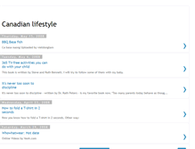 Tablet Screenshot of canadianlifestyle.blogspot.com
