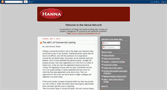 Desktop Screenshot of hannanetwork.blogspot.com