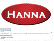 Tablet Screenshot of hannanetwork.blogspot.com