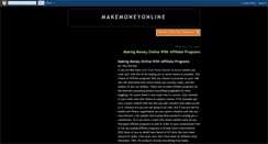 Desktop Screenshot of makemoneyonlinefreenow.blogspot.com