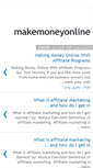 Mobile Screenshot of makemoneyonlinefreenow.blogspot.com