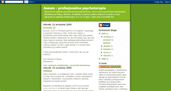 Desktop Screenshot of profesjonalnapsychoterapia.blogspot.com