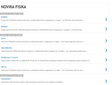 Tablet Screenshot of novira-fisika.blogspot.com