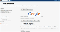 Desktop Screenshot of netart-hypermedia.blogspot.com