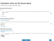 Tablet Screenshot of calendrier-celte.blogspot.com